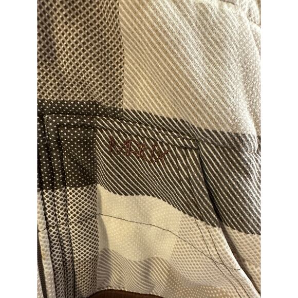 Plaid Padded Zip-Up Hoodie Jacket, Size M - Picture 4 of 4